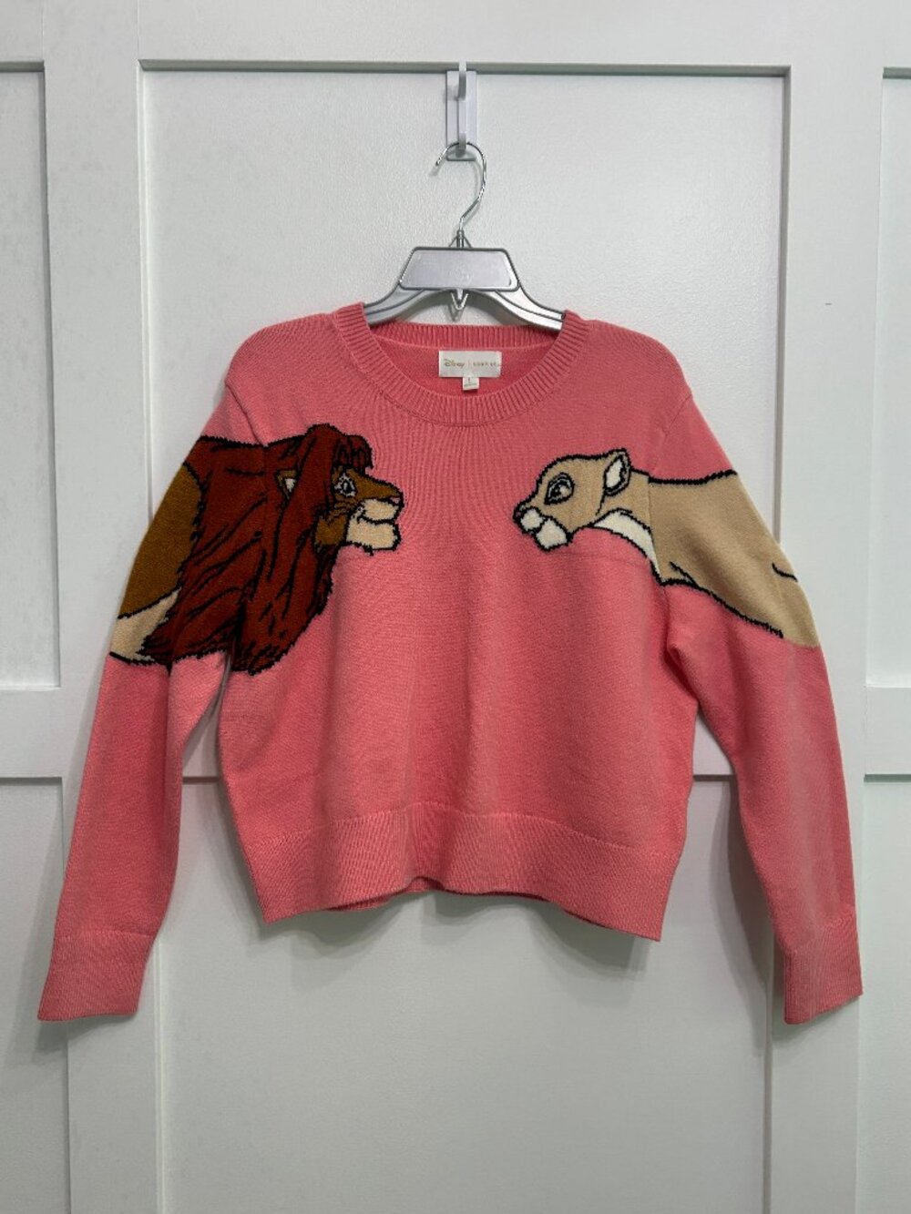 Disney x MINKPINK The Lion King Simba & Nala Intarsia Sweater — Large